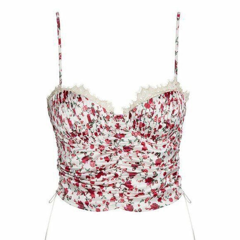For Love & Lemons Victoria’s secret collab floral corset
